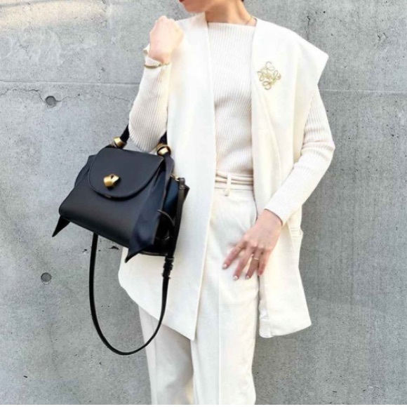 Zara Cream Sleeveless Belted Oversized Vest M/L - Picture 4 of 9